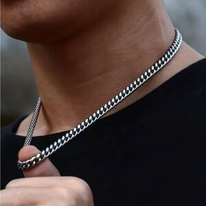 22” 7mm Stainless Steel Cuban Chain